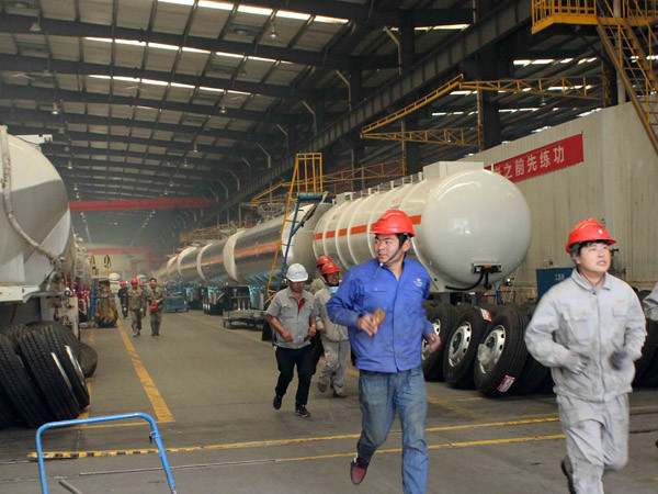 洛阳中集凌宇开展2017上半年度消防大演习活动