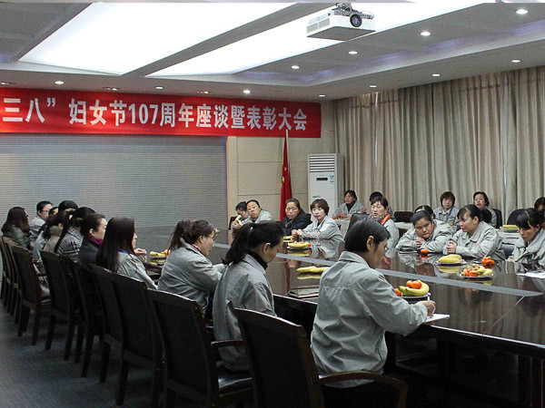 中集凌宇召开庆祝“三八国际劳动妇女节”成立107周年座谈暨表彰会议