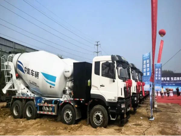 50台开局，首批15台成功交付，这款搅拌车太能“打”了！