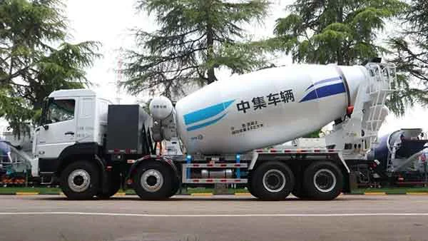 新客户首单落地！中集车辆新能源搅拌车发往河北
