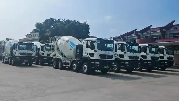 超100台！20台中集车辆新能源搅拌车再赴深汕合作区